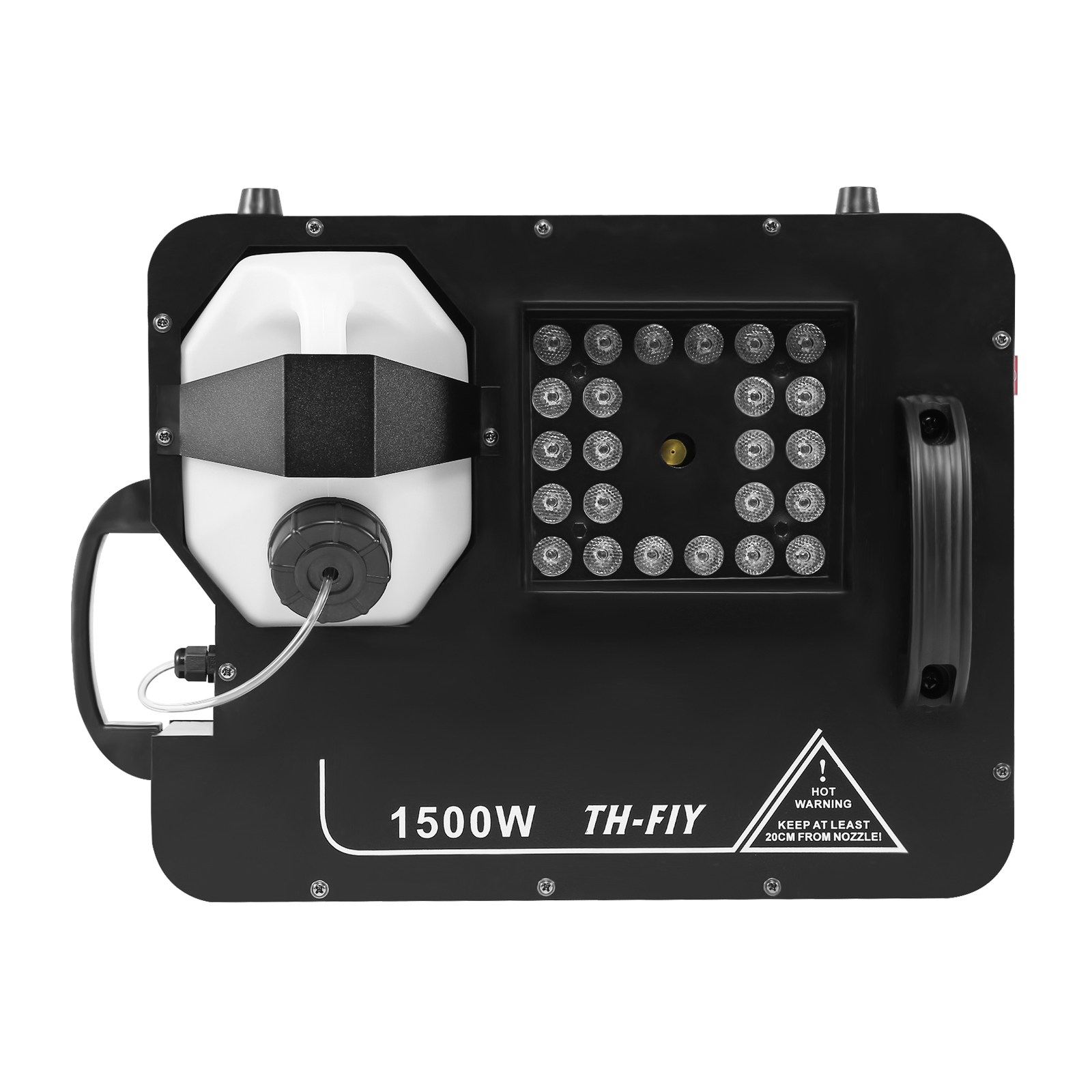 2pcs Vertical RGB 3 in1 24 LED DMX Fog Machine Stage Smoke Lighting W/ Remote