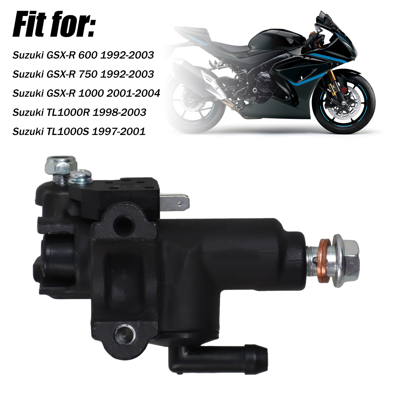 Front Brake Master Cylinder Pump 7/8" for Suzuki GSXR 600 750 1000 TL1000R 1000S