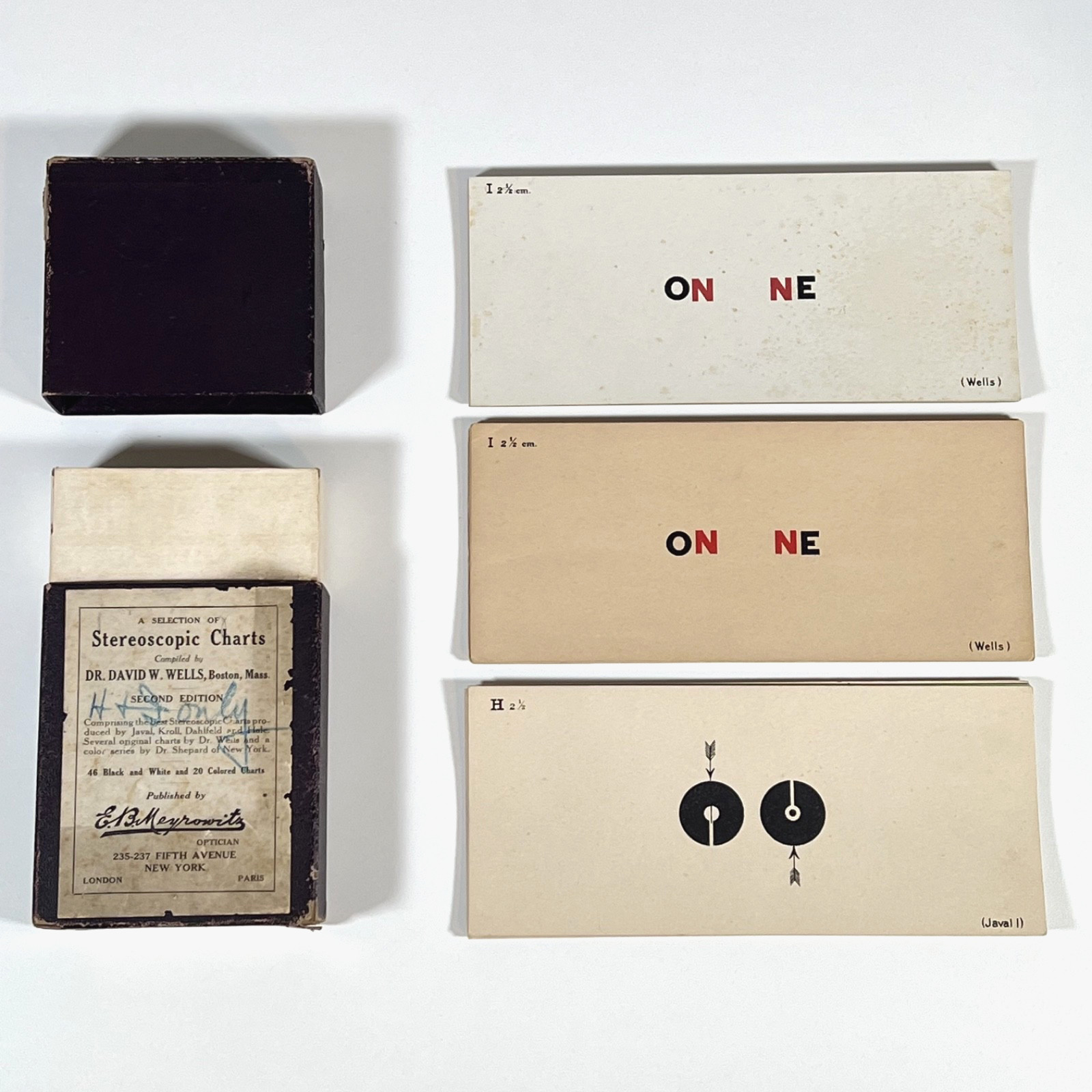 Antique Monarch Stereoscope Viewer Dr Wells Meyrowitz – Card Holder Missing Nail