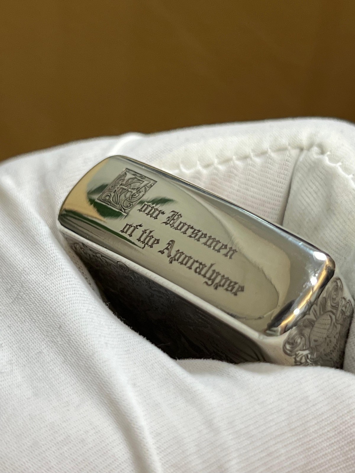 Zippo Lighter HORSEMEN OF THE APOCALYPSE SILVER + New Box