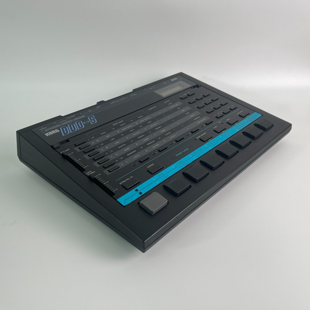 KORG DDD-5 Drum Machine Rhythm Machine Dynamic Digital Drums - Tested & Working