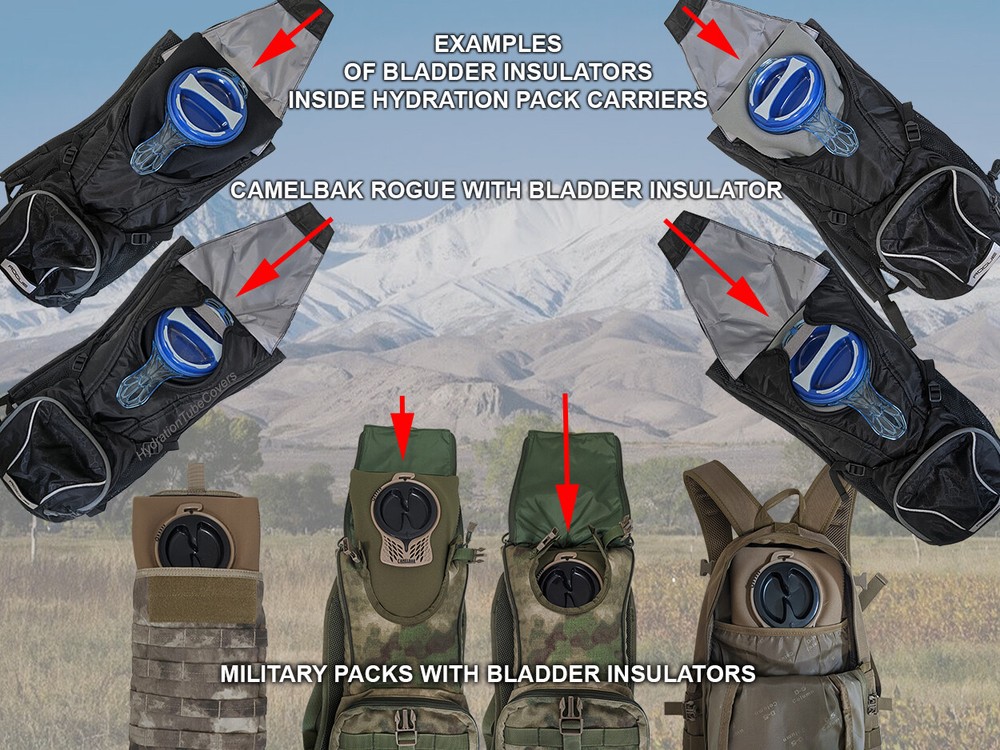 Bladder Insulator...Water bladder insulation for your Camelbak Hydration Pack