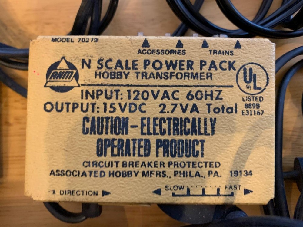 Lot of 8 Train Transformers Power Controller As Pictured UNTested Mixed Brands