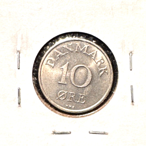 Denmark 1949 10 ore KM 841.1 BU