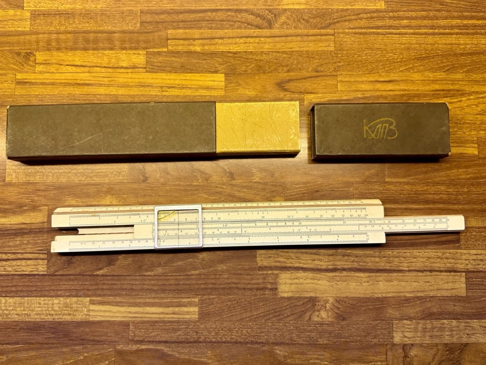 Original USSR Engineering Slide Ruler 1959 with Case