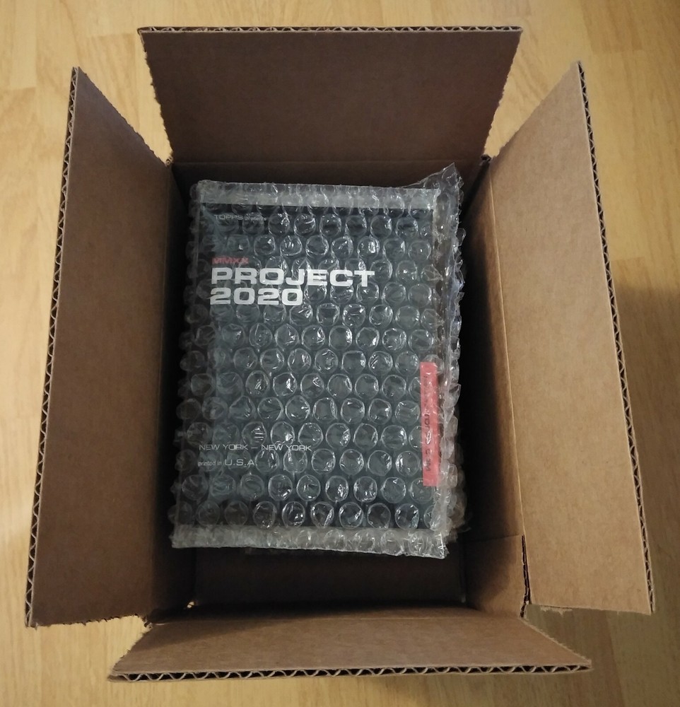 (5) Topps Project 2020 Empty Box Boxes w/Bubble Wrap Only lot