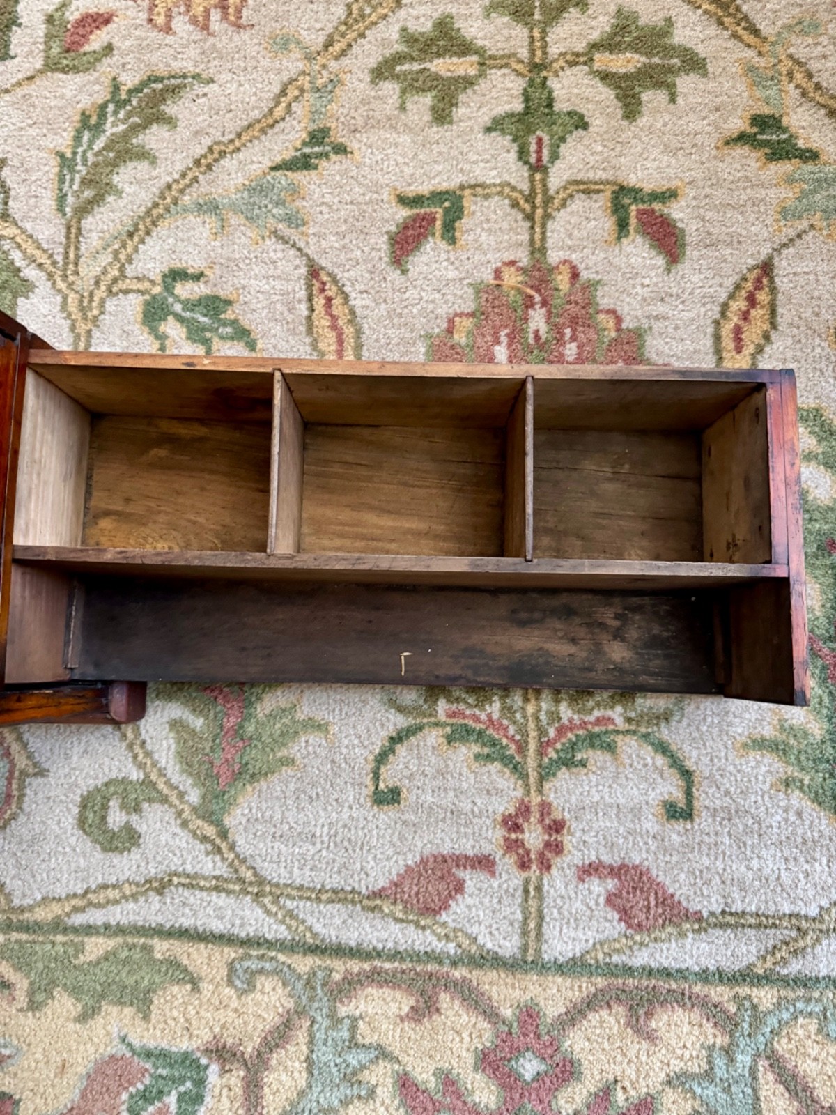 antique oak Milwards needle cabinet, all original, excellent condition,