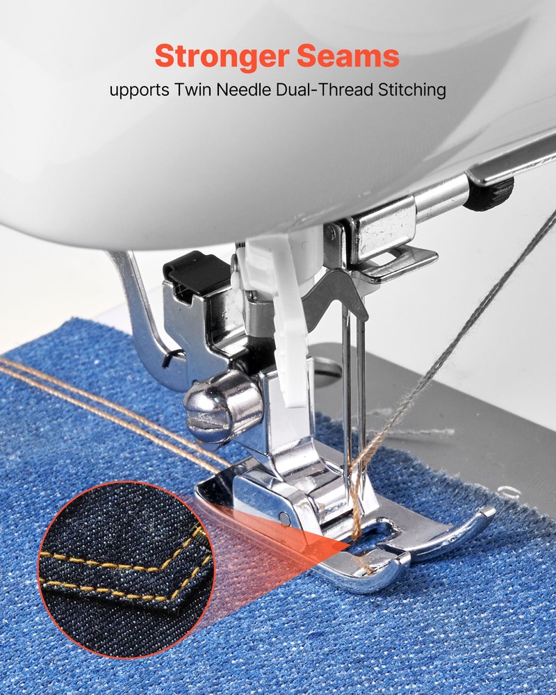 VEVOR Computerized Sewing Machine Digital Sewing Machine 60 Stitch Applications