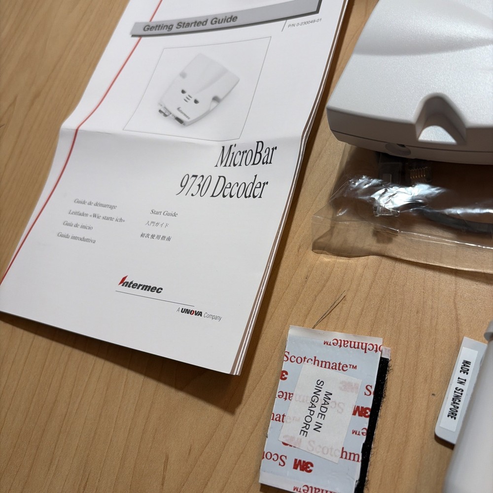 Intermec MicroBar 9730 Decoder Wedge Kit NEW Complete 0-230057-00