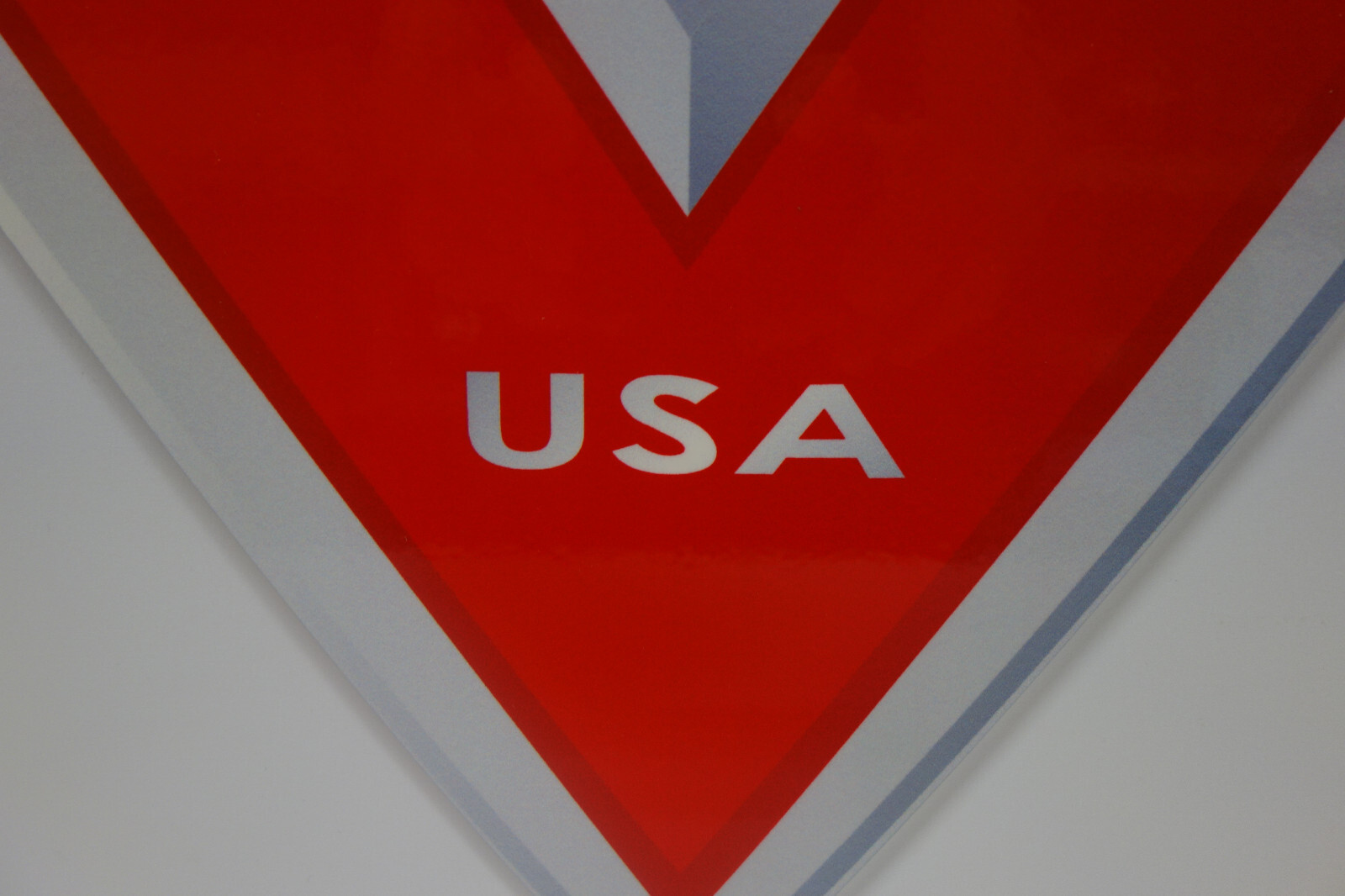 VICTORY MOTORCYCLES DEALERSHIP DIE CUT RARE ENAMEL SIGN HUGE 16" HIGH X 22" WIDE