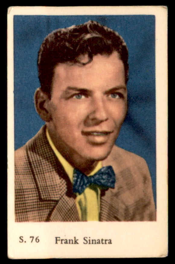 Small Old Card Showing Frank Sinatra