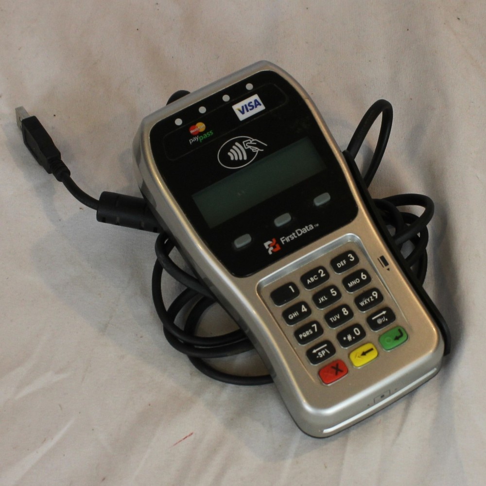 First Data FD-35 Card Terminal w/ USB Cable (Tested & Working)