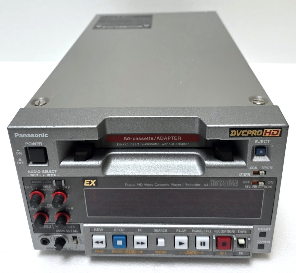 Panasonic AJ-HD1200A Compact DVCPRO Recorder Tested & Working