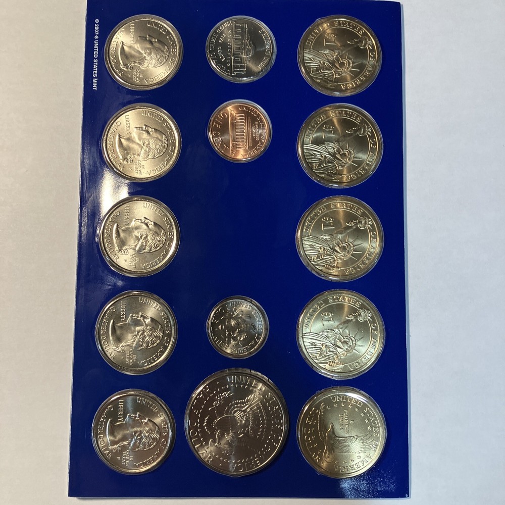 2008 PD Mint Set UNC mint pkg. no box
