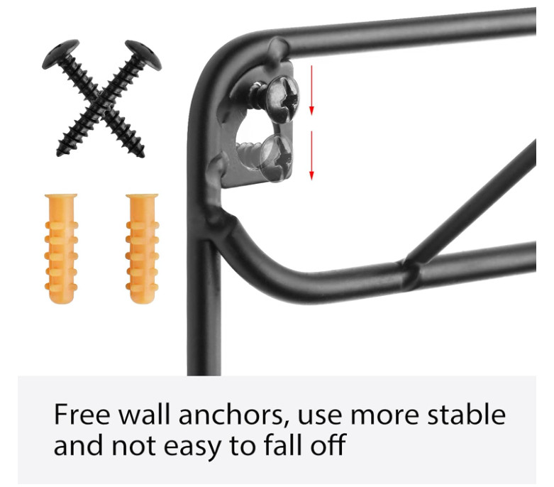 Wall-Mounted Thread Holder for 54 Spools - Metal Organizer (4 Pack)