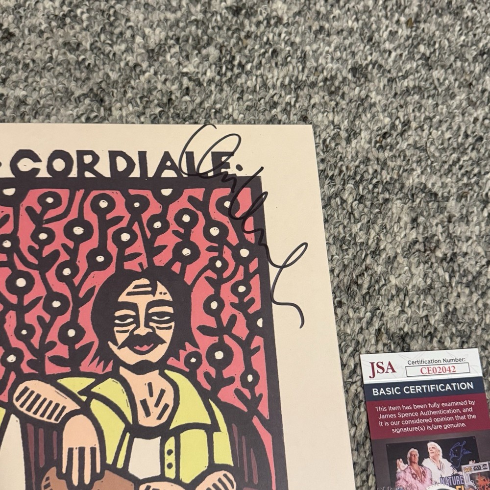 LIME CORDIALE SIGNED 14 STEPS TO A BETTER YOU VINYL RECORD + JSA COA