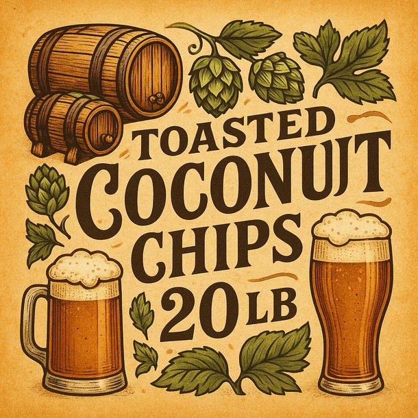 LD Carlson Toasted Coconut Chips 20 lb