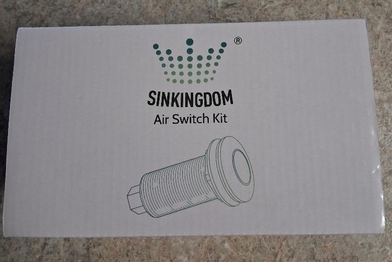 SINKINGDOM Garbage Disposal Button / Air Switch Kit 60+" cord, NEW Open Box