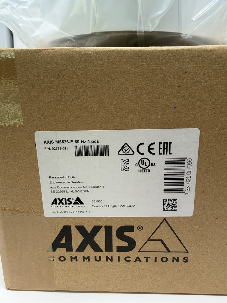 Axis 02769-021 M5526-E Camera - 4 PACK