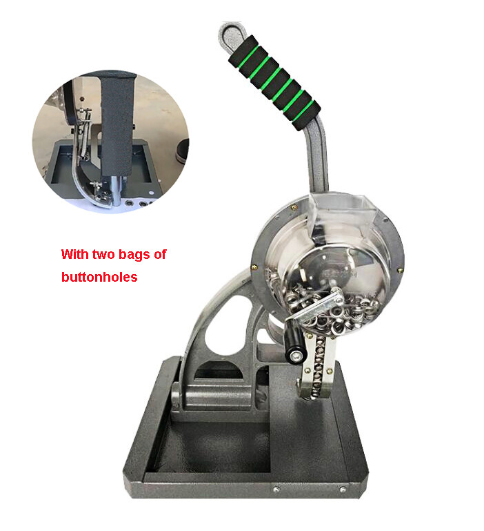 Manual Button Maker Machine 12mm Cloth Maker with 3600Pcs Grommet & Eyelet Set