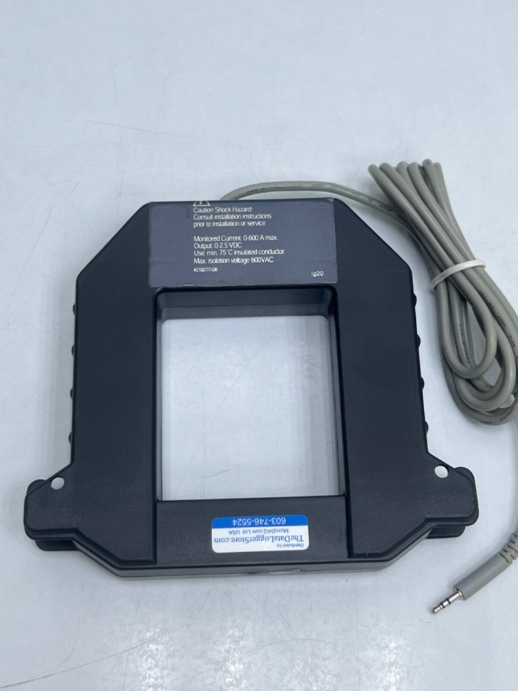 ONSET CTV-E 0-600 AMPS AC SPLIT-CORE AC CURRENT TRANSFORMER