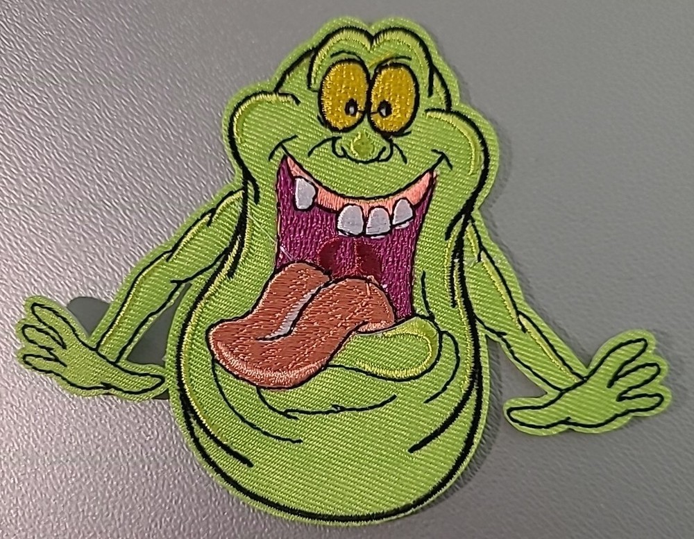 Ghostbusters: "Smiling Slimer" Embroidered Patch -new