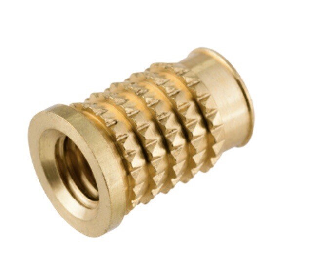 20 pcs Multicert Threaded Barbed Insert M6 Brass by Tappex (Plastic, Press in)