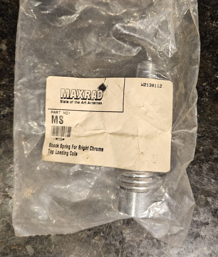 MAXRAD Shock Spring Loading Coil P/N MS