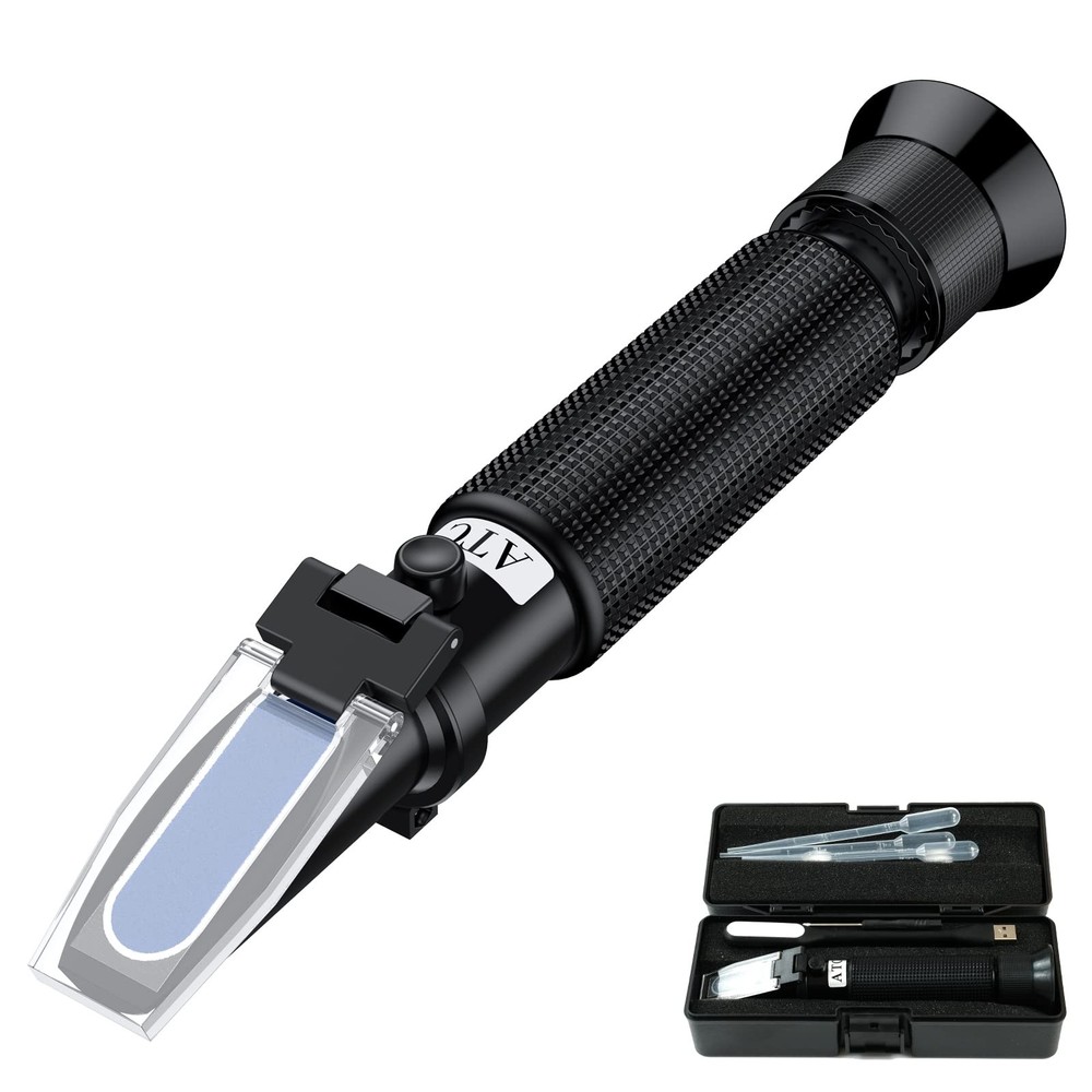 Professional Salinity Refractometer 0-100 PPT Specific Gravity 1.000-1.070