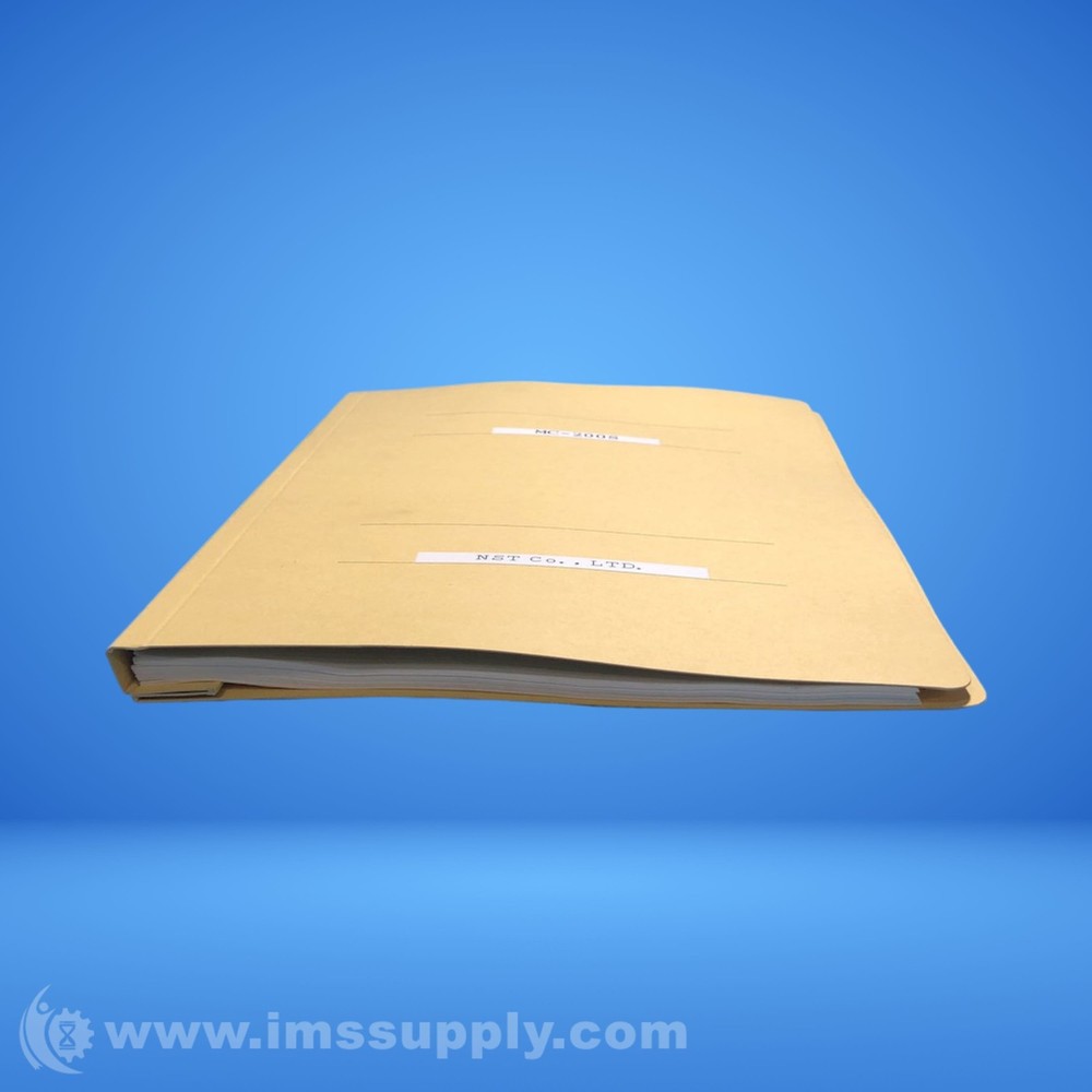 Nst MC-200S Operator Manual 6895