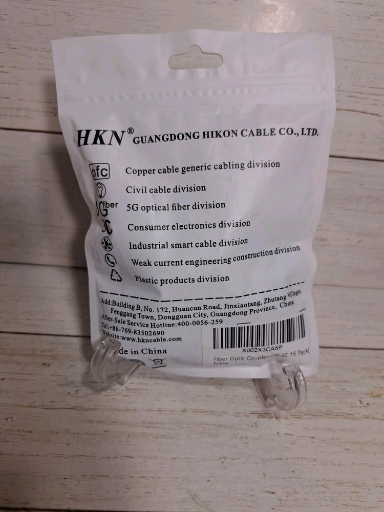 Fiber Optic Coupler Single Mode Sc-Sc. 15 Pack