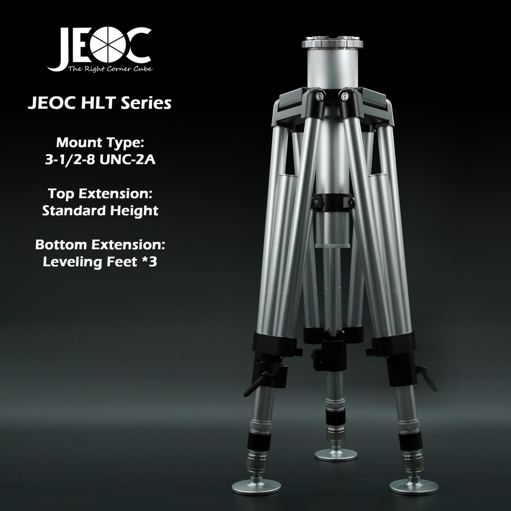 JEOC Heavy Load Tripod, w/ API Mount for API Laser Trackers, with Flight Case