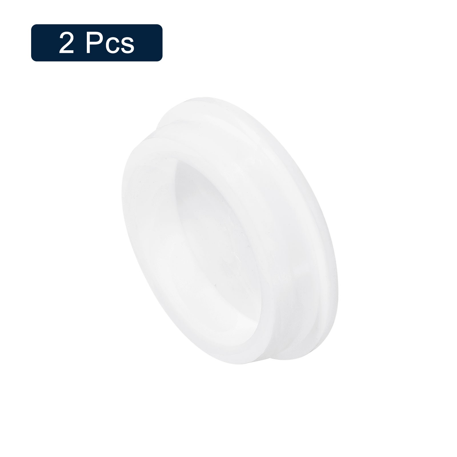 2Pcs White Plug Holes Rubber Button Plug for 62-63mm/2.44-2.48" Hole
