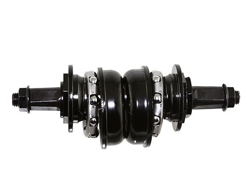 Bottom Bracke Conversion Kit Set 1pc to 3pc Crank 128mm Black.