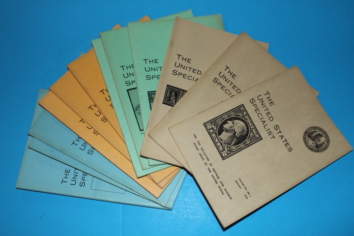 The United States Specialist Journal 1970 Full year BlueLakeStamps Timeless info