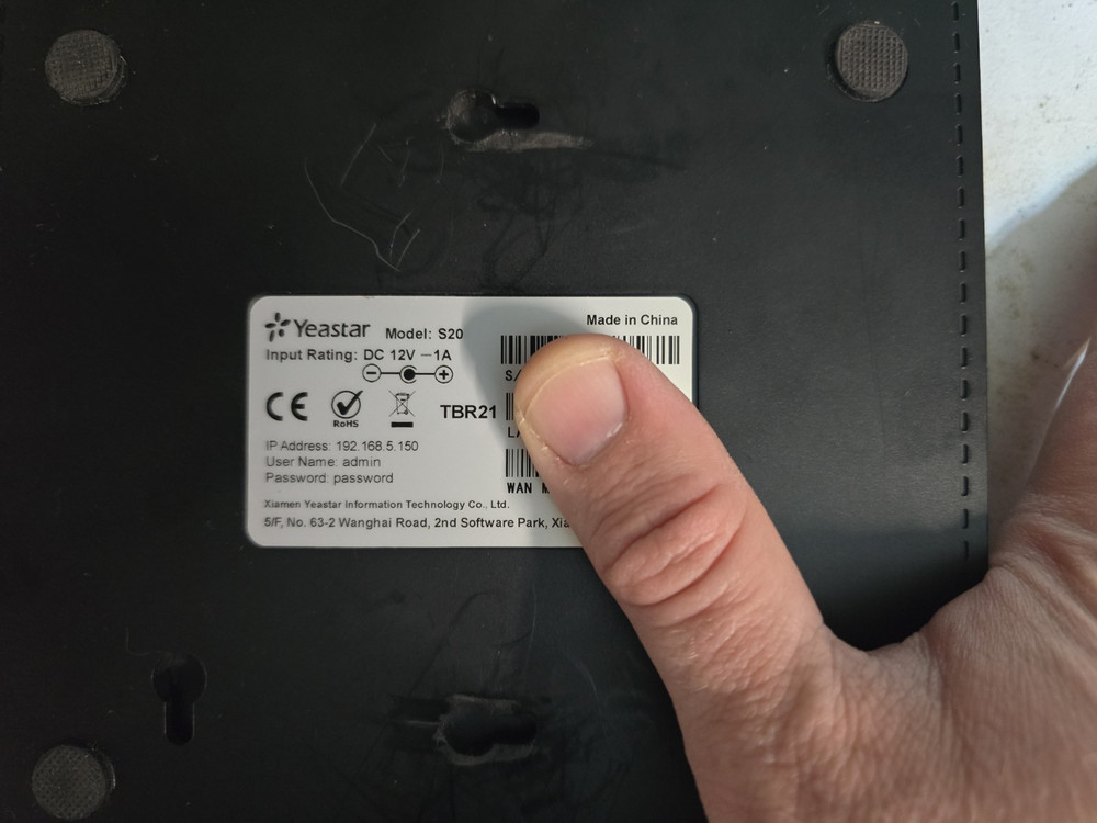 Yeastar S-Series S20 PBX firmware updated, tested