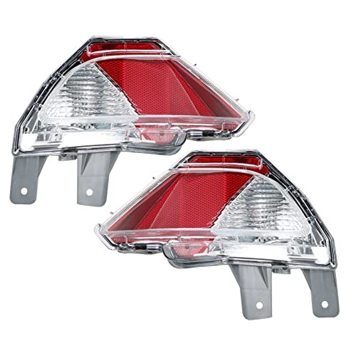 Bumper Tail Light Rear Reflector Assembly Replacement Driver & Passenger Side