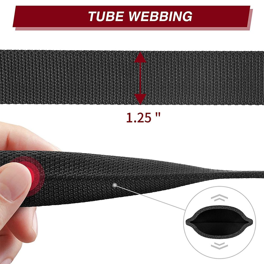 Two 2 Point Rifle Sling Nylon Tactical Gun Sling Adjustable Strap with Fast Loop