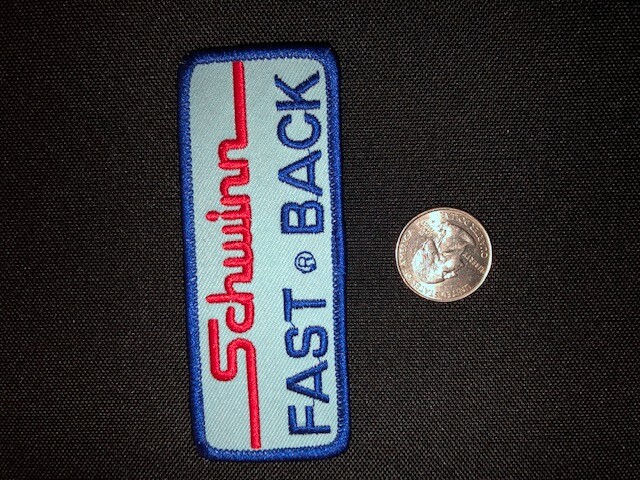 SCHWINN FAST BACK STINGRAY Embroidered Patch SUPER HIGH QUALITY IRON ON PATCH