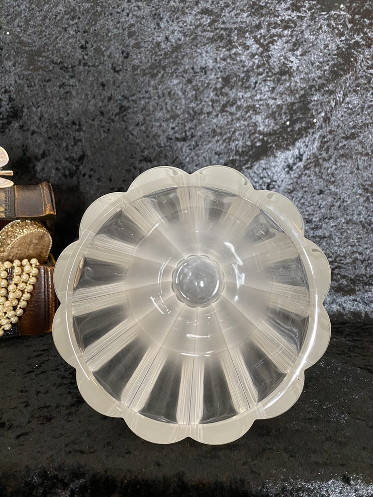 Crystal & Frosted Vase