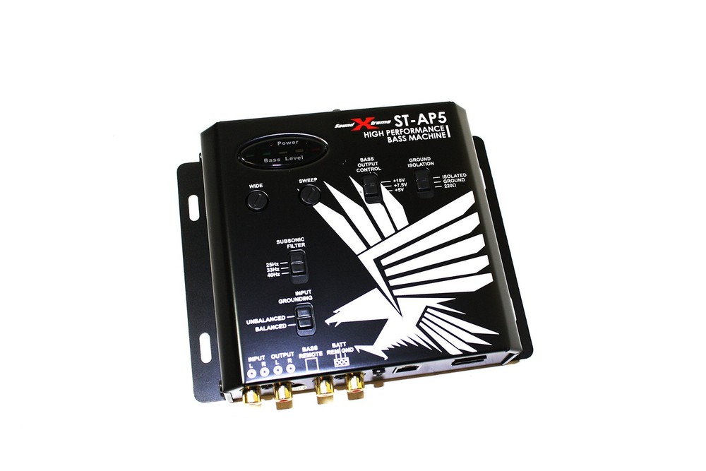 XtremeVision Digital Bass Machine Processor Remote Control Equalizer 5.2x3.9Inch