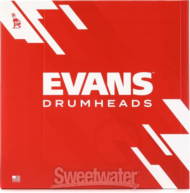 Evans MX Black Marching Tenor Drumhead - 10 inches