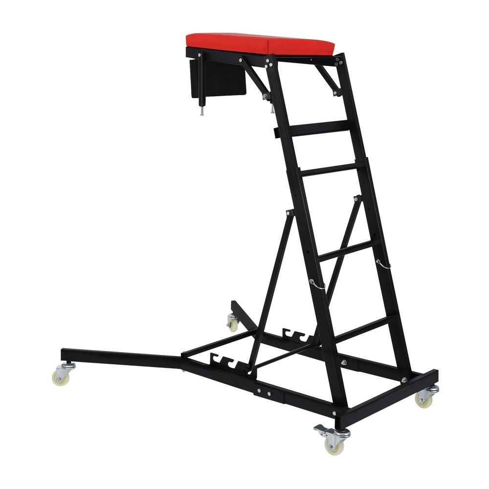 400lbs Engine Access Topside Workshop Creeper Adjustable Height Ladder 4 Wheels
