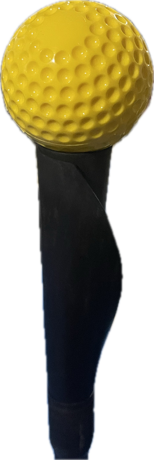 Sting-Free Dimpled Pitching Machine Baseballs - Yellow