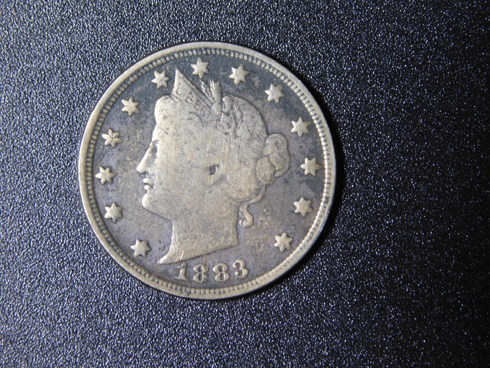 OLD US COIN 1883 LIBERTY HEAD NICKEL with CENTS