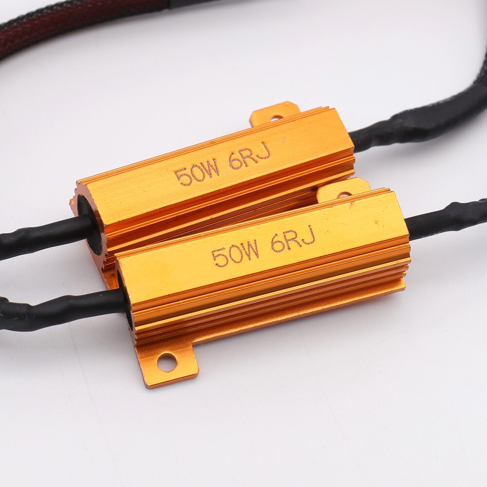 9005 LED DRL Fog Light Canbus 50W 6Ohm Load Resistor Wiring Canceller Decoder