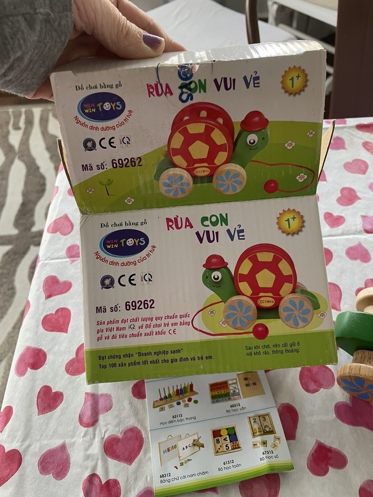 Win Win Toys Rolling Tortoise With Bell