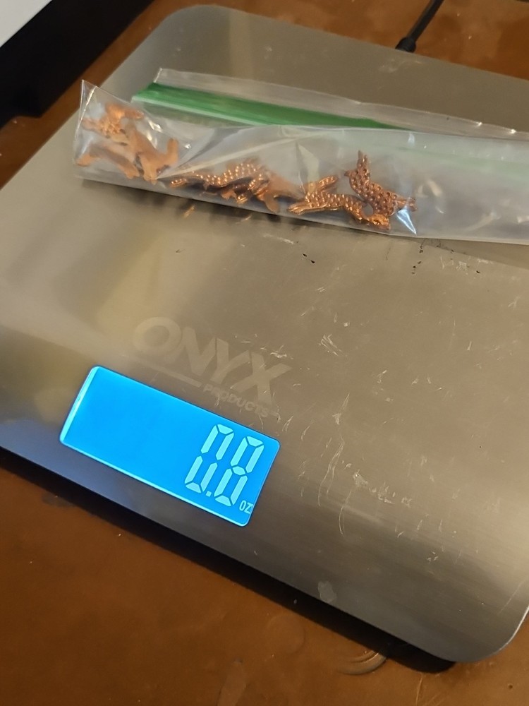 Lot Of 10 Bunny Rabbit France Vintage 60s Brass Stampings Findings Jewelry