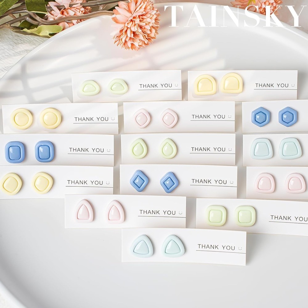 TAINSKY Polymer Clay Cutters - Frame Cutters, Boho Mini Studs Set