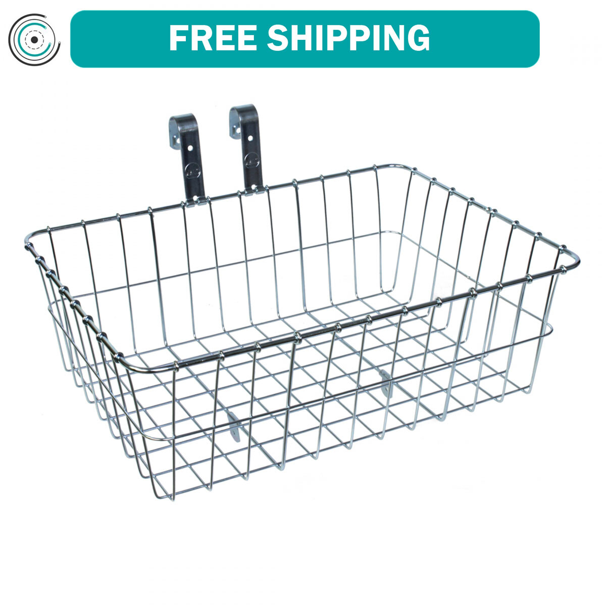Wald Products 137 Front Basket Silver Steel 15x10x4.75`